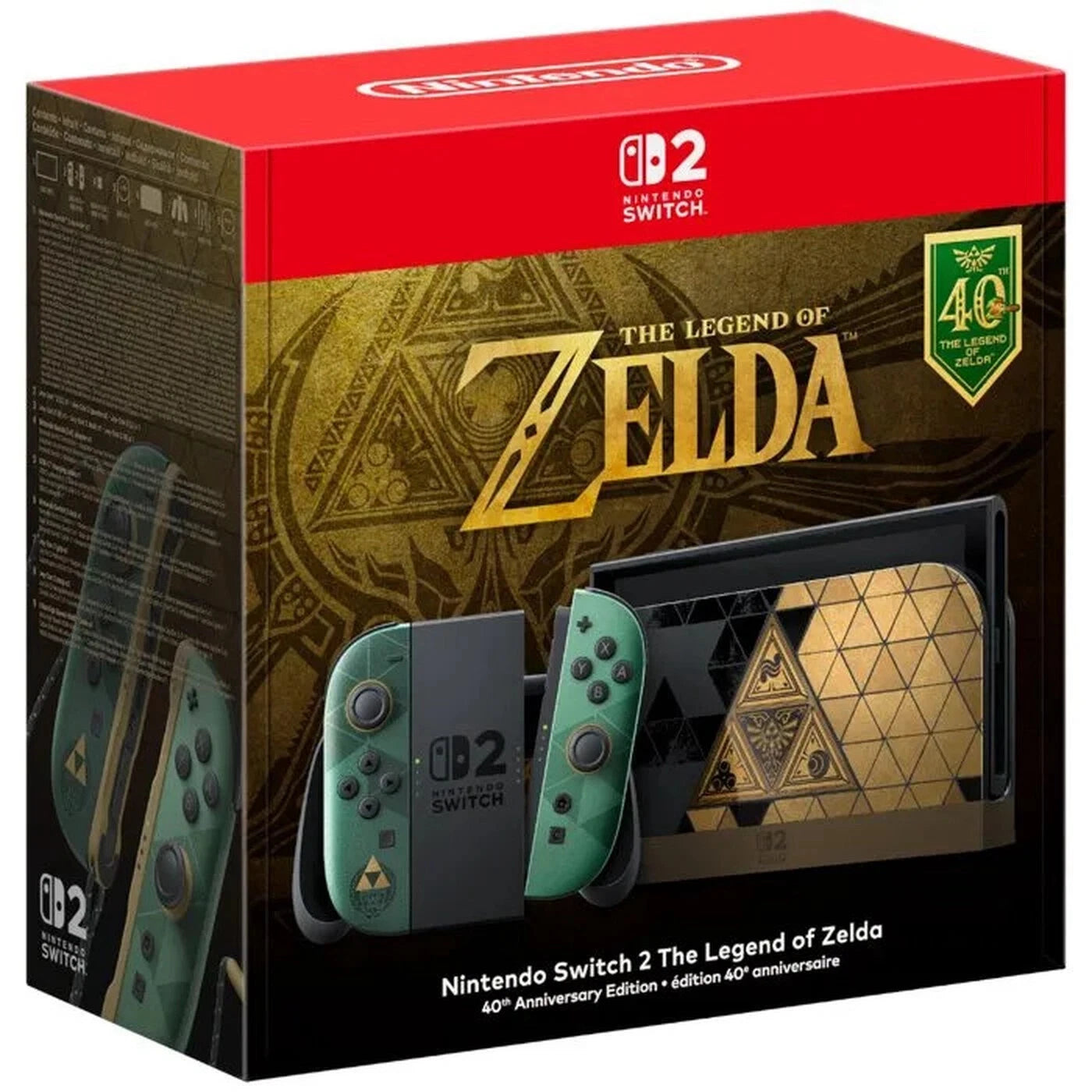 Nintendo Switch 2 The Legend of Zelda 40. Jubiläum Edition Konsole Vorbestellung